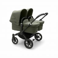 Bugaboo Donkey 5 Tweeling Kinderwagen Core Black Forest Green