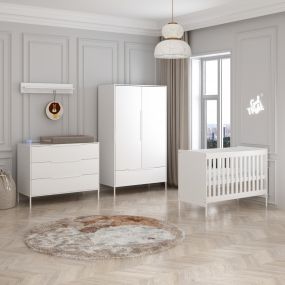 Cabino Babykamer Santiago Wit 3 Delig