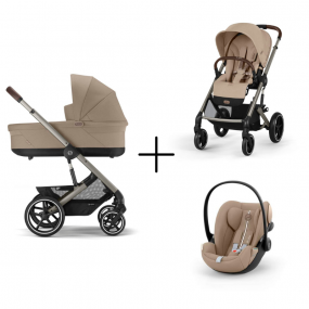 Cybex Kinderwagen 3 in 1 Balios S Lux Almond Beige | Beige