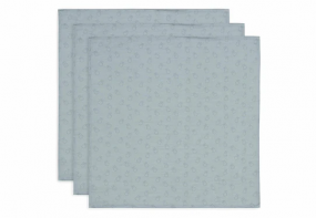 Jollein Hydrofiele Doek Small 70x70cm Miffy Silhouettes Sea Green (3-pack)