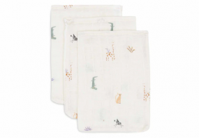 Jollein Hydrofiel Washandje 15x20cm Jungle Jambo (3pack)