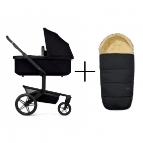 Joolz Kinderwagen 2 In 1 Day5 Space Black + Joolz Voetenzak Polar Zwart