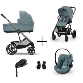 Cybex Kinderwagen 3 in 1 Balios Set M Lux Stormy Blue | Light Blue