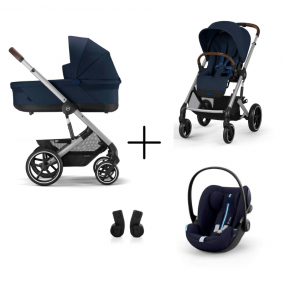 Cybex Kinderwagen 3 in 1 Balios Set S Lux Ocean Blue | Navy Blue