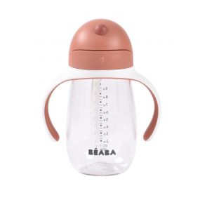 Beaba Drinkbeker Met Rietje 300ml - Terracotta