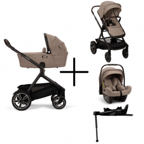 Nuna Kinderwagen 3 in 1 DEMI™ next Cedar + Autostoel PIPA™ next + Nuna ISOFIX base