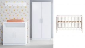 Cabino Babykamer Texas Wit Met Baby Bed Dicht 3 Delig