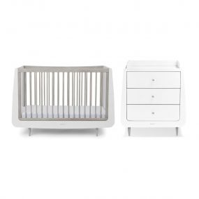 SnuzKot Skandi Babykamer 2-Delig Silver Birch Natural Edit