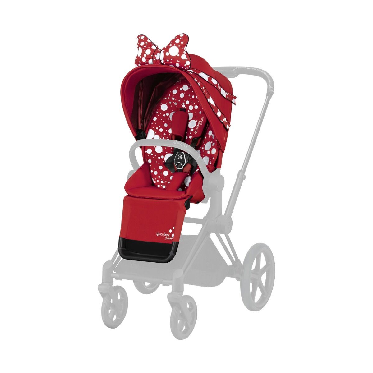 Cybex Priam Seat Pack Petticoat Dark Red