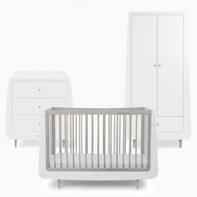 SnuzKot Skandi Babykamer 3-Delig Silver Birch Natural Edit