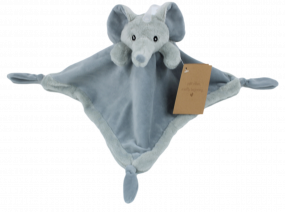 Petit Villain Knuffeldoek Olifant Grijs