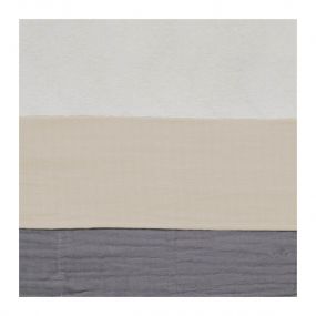 Jollein Deken Wrinkled Cotton Storm Grey 120 x 120 cm