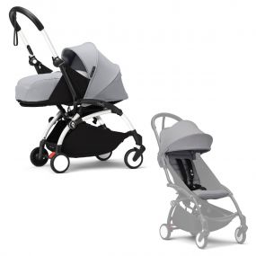 Stokke® YOYO³ Buggy Compleet Met 0+ Newborn Pack White Stone