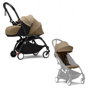 Stokke® YOYO³ Buggy Compleet Met 0+ Newborn Pack Black Toffee