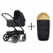 Joolz Geo3 Kinderwagen 2 in 1 Space Black + Joolz Voetenzak Polar Zwart