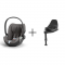 Cybex Autostoel Groep 0 Cloud T I Size Mirage Grey Dark Grey + Cybex Draaibare Base T Black