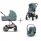 Cybex Kinderwagen 3 in 1 Balios S Lux Stormy Blue | Light Blue