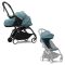 Stokke® YOYO³ Buggy Compleet Met 0+ Newborn Pack Black Aqua