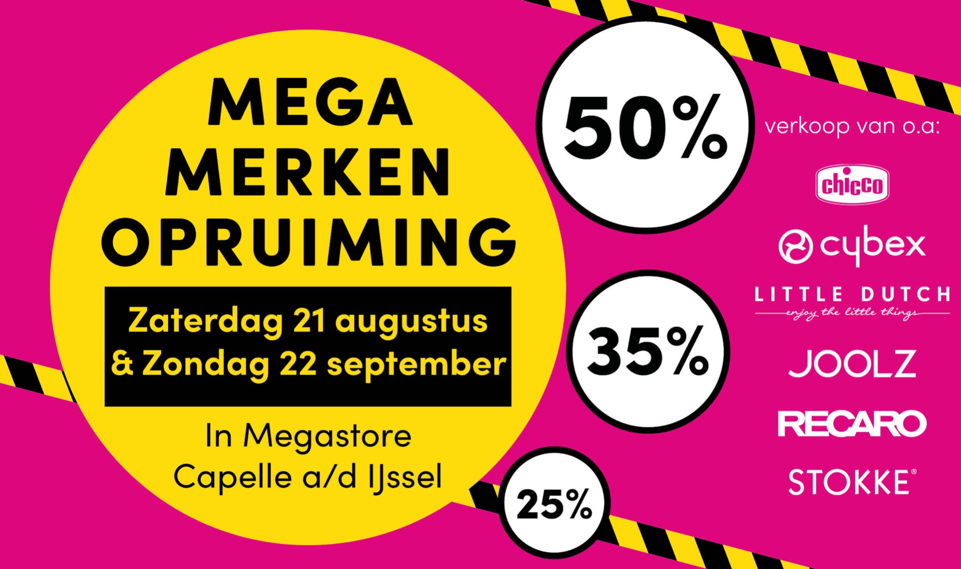 Mega Merken Opruiming Capelle ad IJssel | Baby & Tiener Megastore